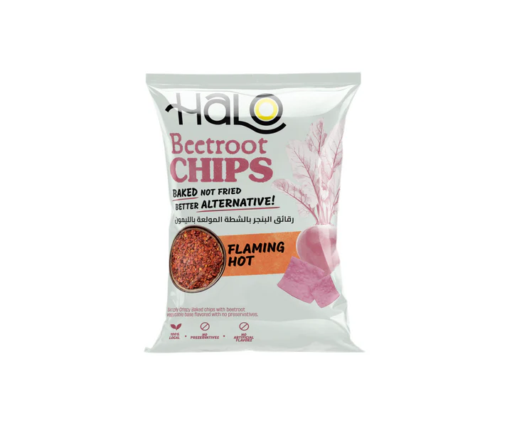 Halo Beetroot Chips 50g (Flaming Hot Lemon)